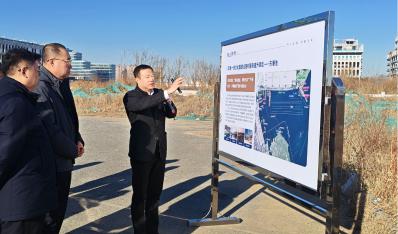 藍天集團到海上世界、夾河·幸福新城調研交流